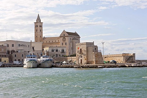 Cathedral of San Nicola Pellegrino, Marine Cathedral of Trani, Apulia, Southern Italy, Italy, Europe