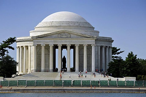 Thomas Jefferson Memorial, Washington DC, District of Columbia, United States of America, USA, PublicGround