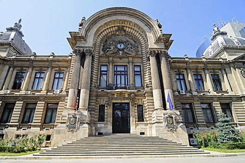 CEC Bank headquarters, Bucharest, Romania, Eastern Europe, PublicGround