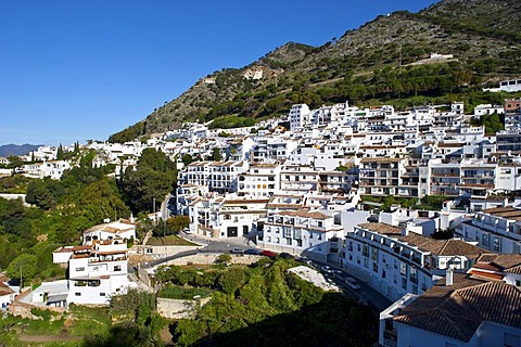 The historic district of Mijas, Costa del Sol, Andalusia, Spain, Europe