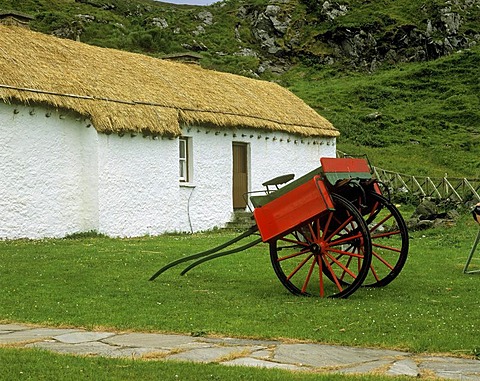 Cart at the Museum of Folk Culture, Glencolumbkille, County Donegal, Republic of Ireland, Europe