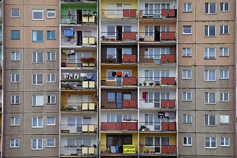 Apartment building, seaside resort of Swinoujscie, Usedom Island, West Pomerania, Poland, Europe, PublicGround