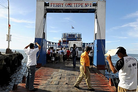 Ometepe No. 1, ferry to Ometepe, San Jorge Rivas, Nicaragua, Central America