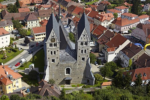 Medieval town of Friesach, parish church, Carinthia, Austria, Europe