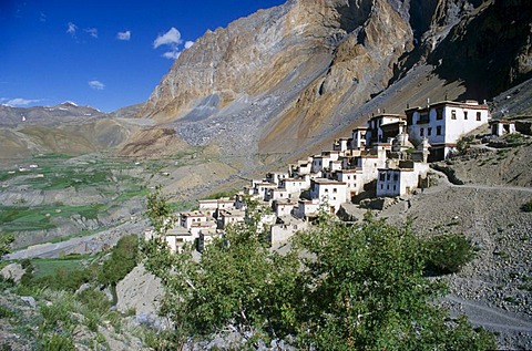 Lingshed, a remote village with one of the most important Gompas in Zanskar, Jammu and Kashmir, India, Asia