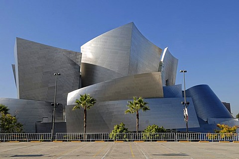 Walt Disney Concert Hall, partial view, Los Angeles, California, USA