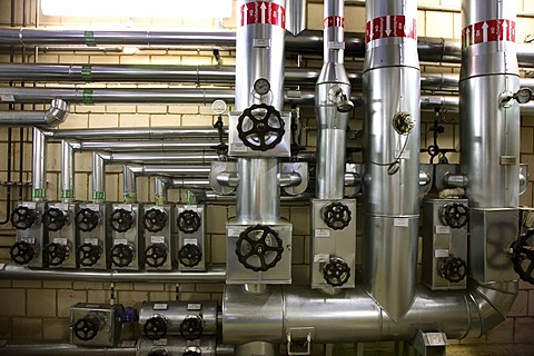 Pipe, pipelines in a power plant, pipelines used for hot vapour and cooling water