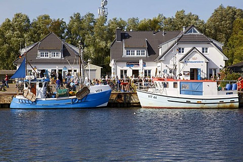 Vitte Harbour, Hiddensee, Mecklenburg-Vorpommern, Germany, Europe