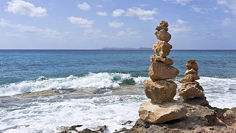 Cairns, Cap des Salines, Majorca, Spain, Europe
