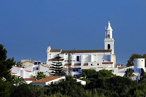 Iglesia Sant Lluis church, Menorca, Balearic Islands, Spain, Europe