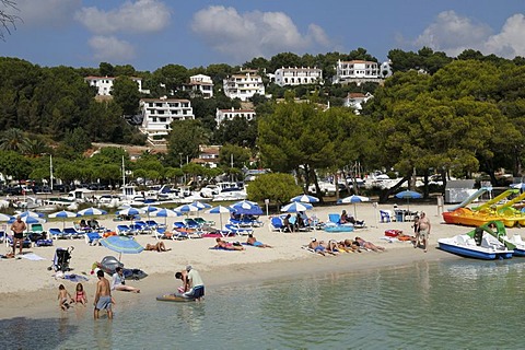 Beach, Cala Galdana, Menorca, Balearic Islands, Spain, Europe