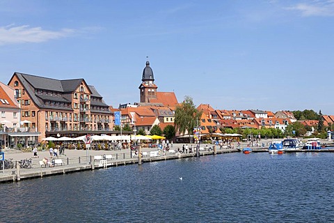 Port, Waren, Mecklenburg Lake District, Mecklenburg-West Pomerania, Germany, Europe