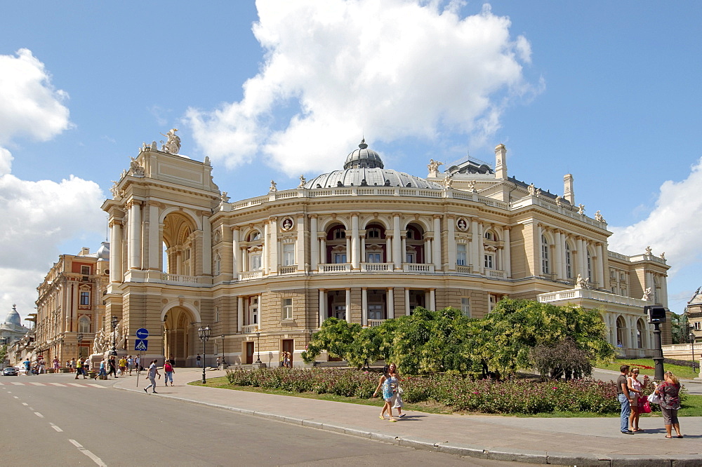 Opera and ballet theater, Odessa, Ukraine, Europe