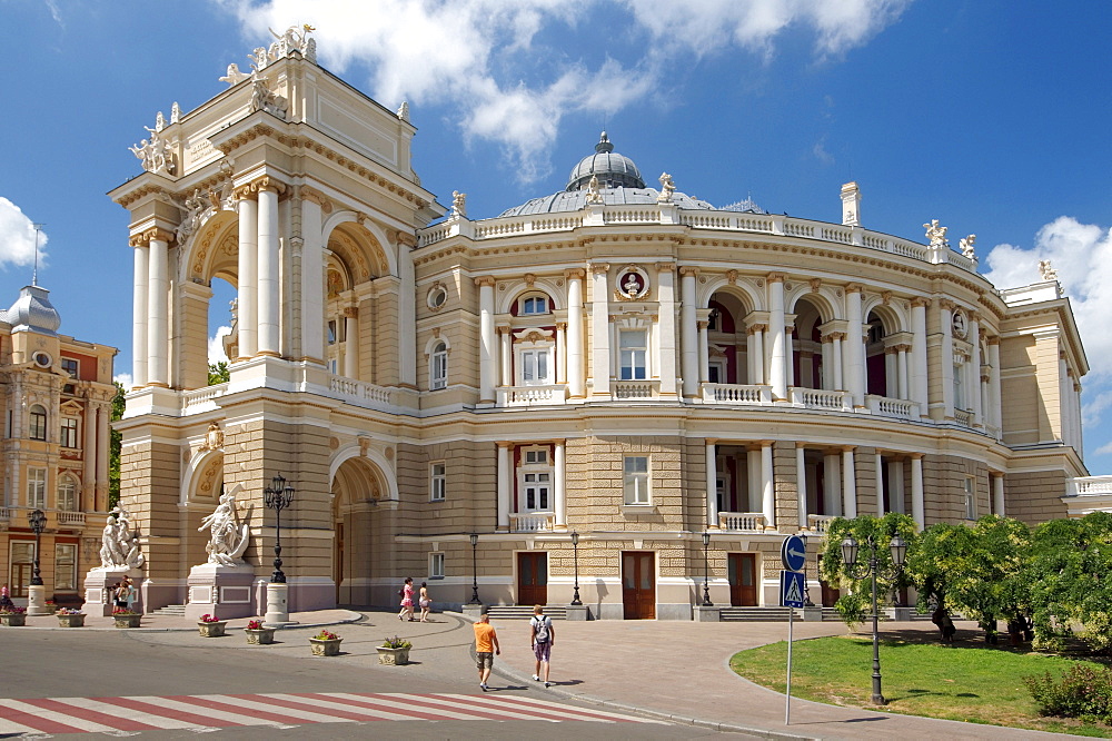 Opera and ballet theater, Odessa, Ukraine, Europe