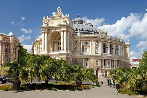 Opera and ballet theater, Odessa, Ukraine, Europe