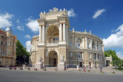 Opera and ballet theater, Odessa, Ukraine, Europe