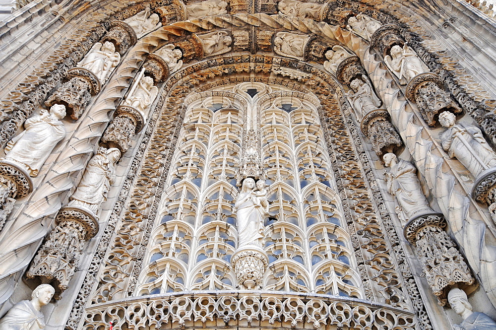 Portal, Cathedrale Sainte-Cecile d'Albi or Albi Cathedral, Albi, Departement Tarn, Midi-Pyrenees, France, Europe