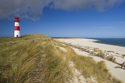 Lighthouse List-West, List, Sylt, Schleswig-Holstein, Germany, Europe