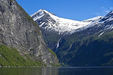 Gjerklandsegga, Geiranger Fjord, More og Romsdal, Norway, Scandinavia, Northern Europe