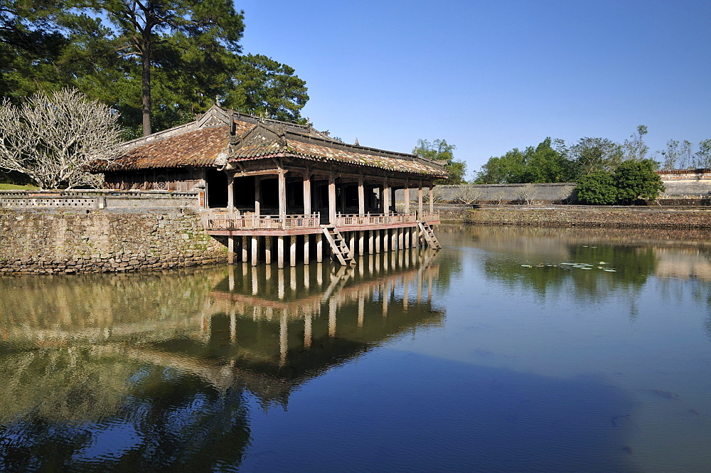 Teahouse, Emperor Lang Tu Duc Mausoleum, Hue, UNESCO World Heritage Site, North Vietnam, Vietnam, Southeast Asia, Asia