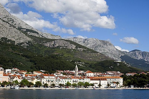 View of Makarska, Dalmatia, Croatia, Europe