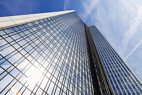 DekaBank high-rise building, Frankfurt am Main, Hesse, Germany, Europe