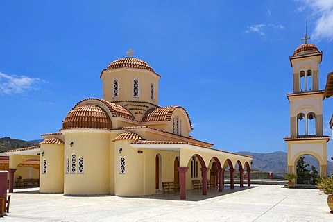 Monastery in Spili, central Crete, Greece, Europe