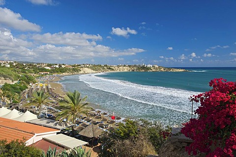 Coast, Coral Bay Beach near Pafos, Paphos, Southern Cyprus, Cyprus