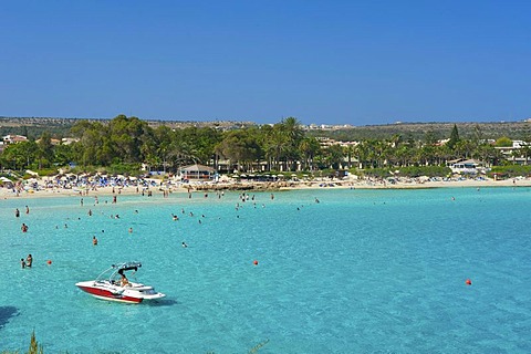 Beach, Nissi Beach, Ayia Napa, Southern Cyprus, Cyprus