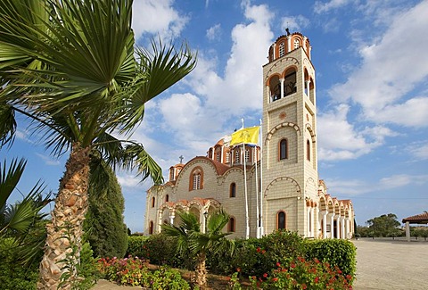 Church in Paralimni, near Ayia Napa, South Cyprus, Cyprus