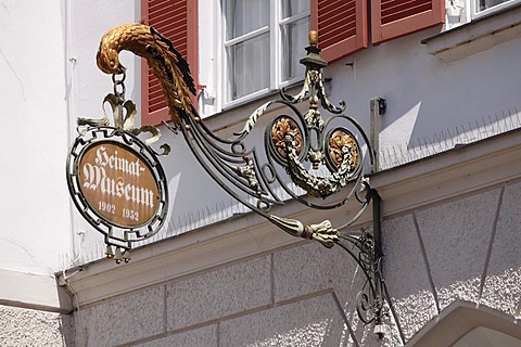 Heritage museum in Mittertor, Rosenheim, Upper Bavaria, Bavaria, Germany, Europe, PublicGround