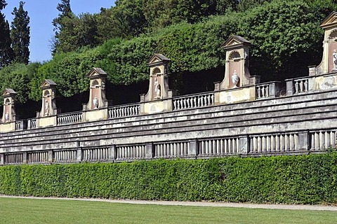 The amphitheater in the Boboli Gardens in Florence, Tuscany, Italy, Europe