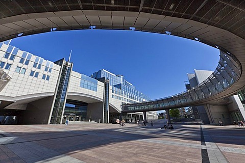 European Parliament, office buildings, Euro-City, Brussels, Belgium, Europe, PublicGround