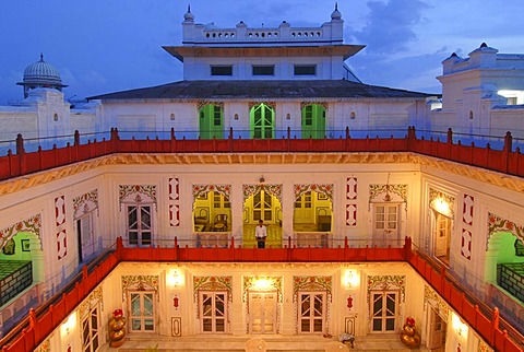 Heritage Hotel Laxmi Vilas Palace, Bharatpur, Rajasthan, North India, India, Asia