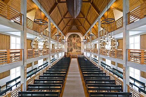 Christianskirkjan, Christian Church, Klaksvik, Borï£¿oy, Faroe Islands, North Atlantic