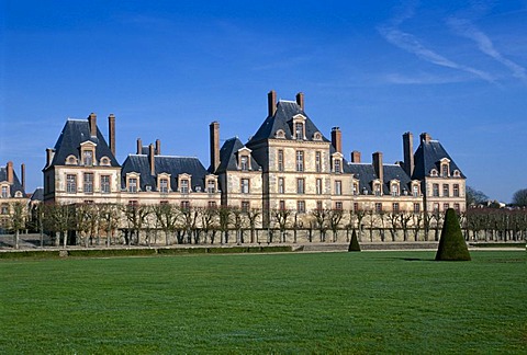 Palace of Fontainebleau, ile-de-France, France, Europe