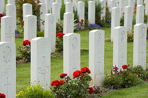 British military cemetery, Bayeux, D-Day, Normandy, France, Europe