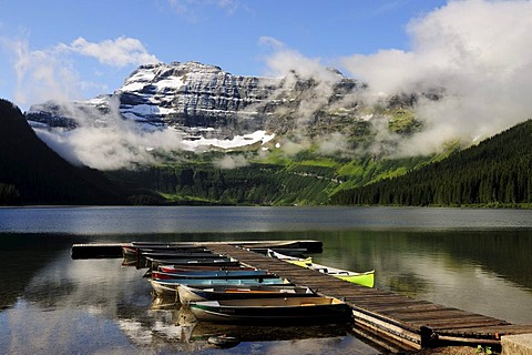 Cameron Lake in Waterton Lakes National Park, Alberta, Canada