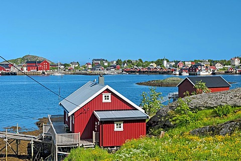 Fisherman's cabin, Lofoten, Norway, Europe