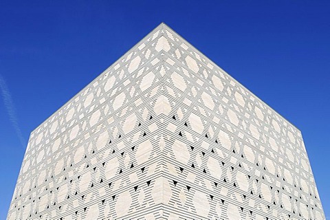 Stars of David, facade of the New Synagogue, Bochum, Ruhrgebiet area, North Rhine-Westphalia, Germany, Europe