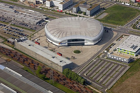 Iss Dome, exhibition hall, Duesseldorf, Rhineland, North Rhine-Westphalia, Germany, Europe