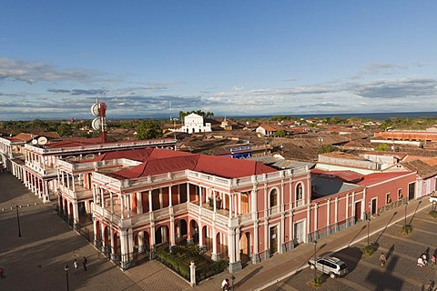 Episcopal Palace, magnificent colonial architecture, Granada, Nicaragua, Central America