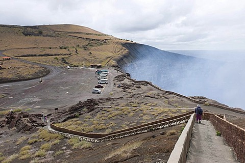 Masaya Volcano, still active, Masaya Volcano National Park, Nicaragua, Central America