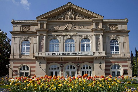 Theater, Baden-Baden, Black Forest mountain range, Baden-Wuerttemberg, Germany, Europe