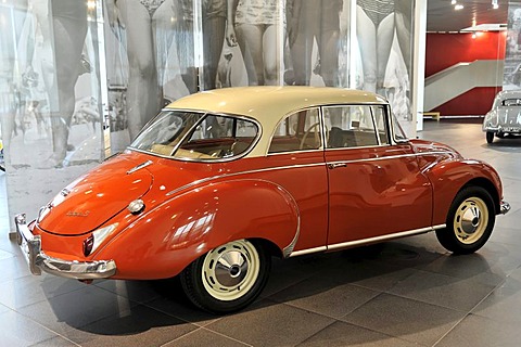 Auto Union 1000 S Coupe, 60 model built in 1961, museum mobile, Erlebniswelt Audi, Audi, Ingolstadt, Bavaria, Germany, Europe