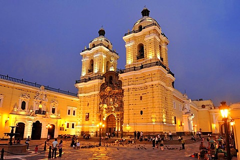 Church of Iglesia de San Francisco Lima, UNESCO World Heritage Site, Peru, South America