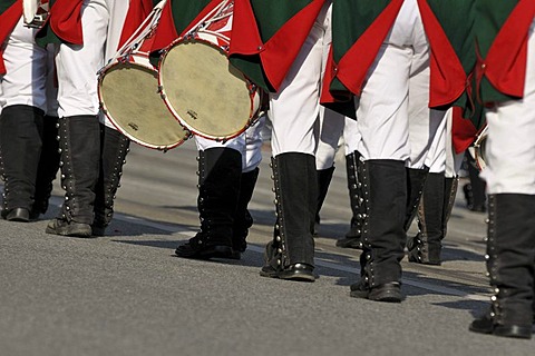 Margrave Hunters of Feuchtwangen 1967 e. V., Schuetzen- und Trachtenzug, Costume and Riflemen's Parade, for the opening of Oktoberfest 2010, Oktoberfest, Munich, Upper Bavaria, Bavaria, Germany, Europe