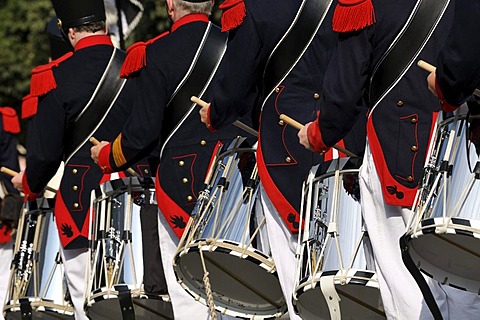 Basel Wednesday Society, Switzerland, Schuetzen- und Trachtenzug, Costume and Riflemen's Parade, for the opening of Oktoberfest 2010, Oktoberfest, Munich, Upper Bavaria, Bavaria, Germany, Europe