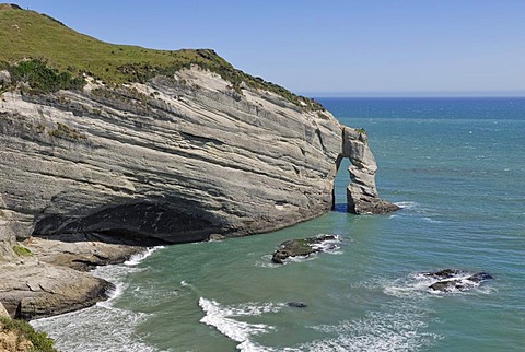 Cape Farewell, the northernmost point of South Island, New Zealand