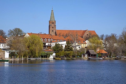 Dominsel, Cathedral Island, with St Peter and Paul Cathedral, Brandenburg an der Havel, Germany, Europe